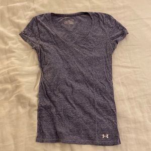 Under Armor Purple V-Neck (Size S)